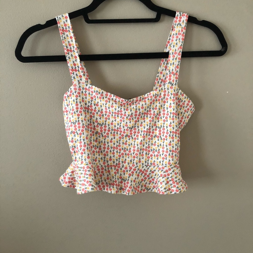 Peplum crop top